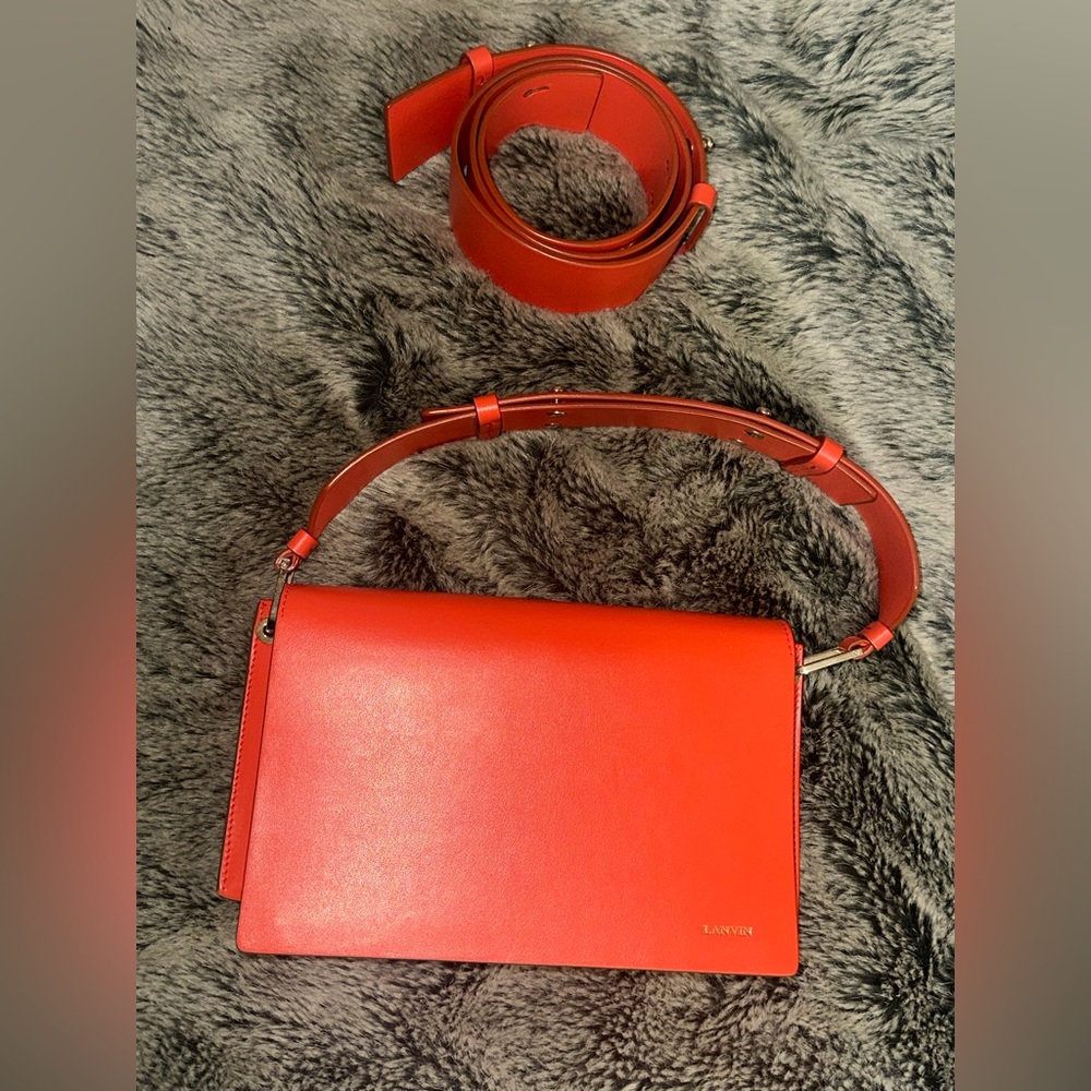 Lanvin Leather Pixel-It Crossbody Bag